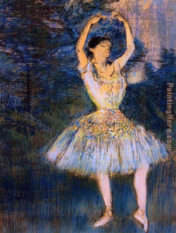 Edgar Degas Dancer with Raised Arms
